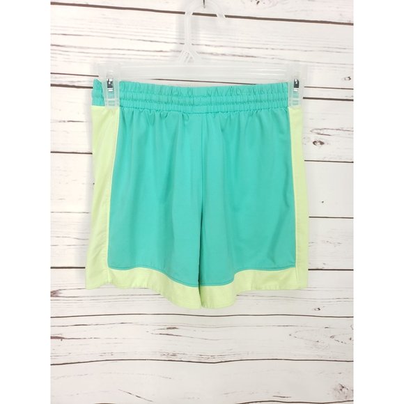 Under Armour Size M(10-12) Girls Blue Active Performance Loose Track Shorts - Picture 4 of 7